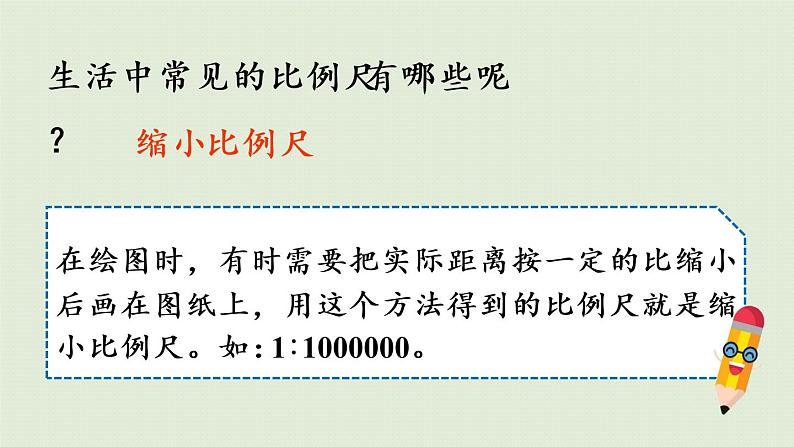 人教版六年级数学下册 4比例 3比例的应用 第1课时  比例尺（1）课件第8页