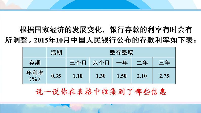 人教版六年级下册第二单元-百分数（二）-第4课时 利率第6页