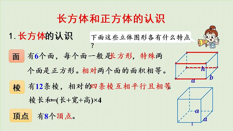 西师大版六年级数学下册 五 总复习 第11课时  立体图形 课件05