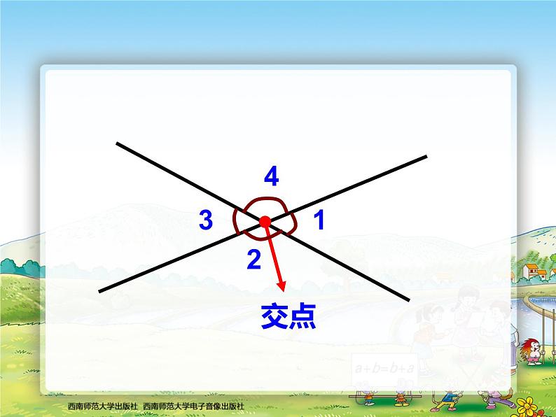 西师大版四年级数学上册 相交与平行1课件PPT第2页