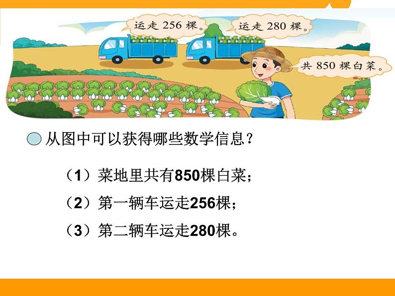 北师大版数学三年级上册 3.2 运白菜(3)课件03