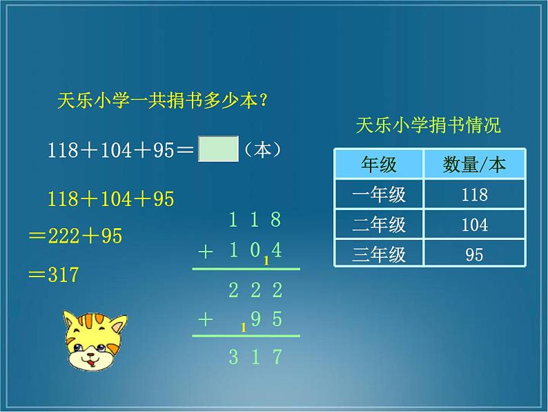 北师大版数学三年级上册 3.1 捐书活动(4)课件第5页