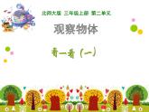 北师大版数学三年级上册 2.1 看一看（一）课件