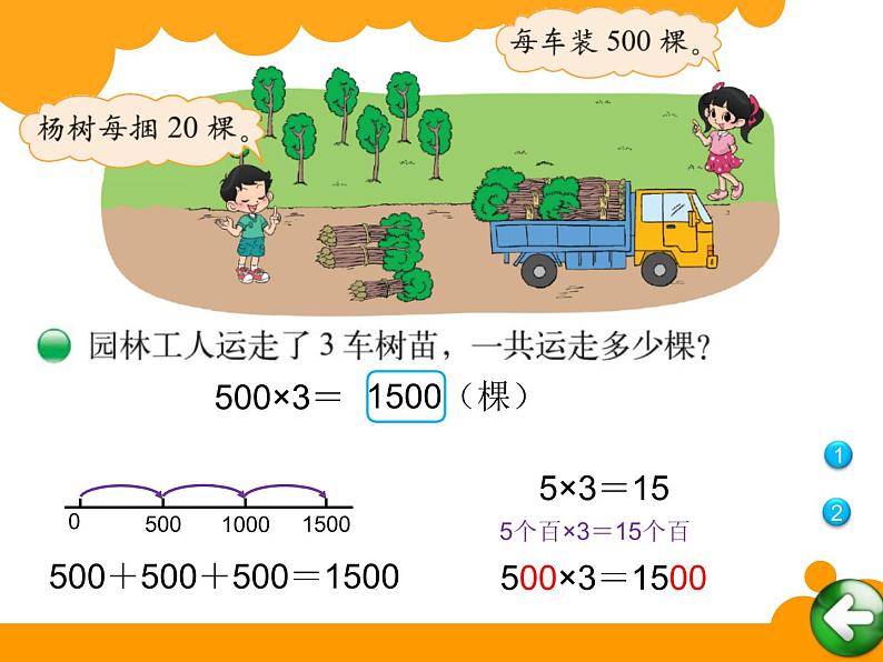 北师大版数学三年级上册 4.1 小树有多少棵(3)课件04