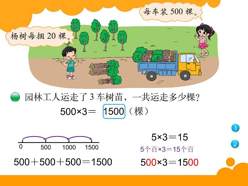 北师大版数学三年级上册 4.1 小树有多少棵_课件第4页