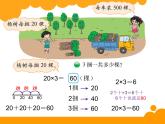 北师大版数学三年级上册 4.1 小树有多少棵--（整十， 整百 ，整千数乘一位数的口算乘法）课件