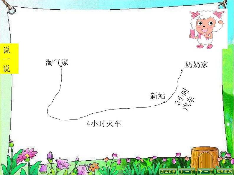 北师大版数学三年级上册 6.4 去奶奶家(2)课件06