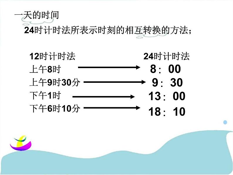 北师大版数学三年级上册 7.2 一天的时间(5)课件第5页