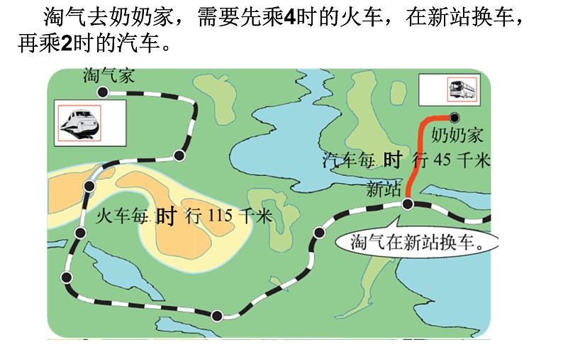 北师大版数学三年级上册 6.4 去奶奶家(6)课件02