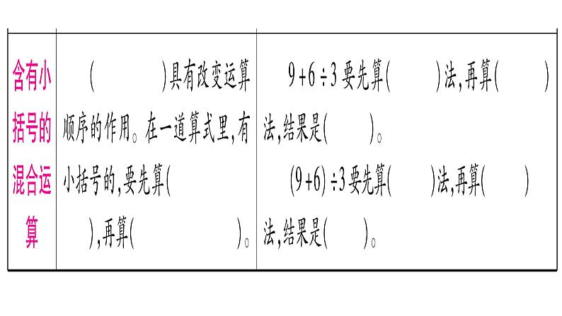 北师大版数学三年级上册 混合运算课件第3页