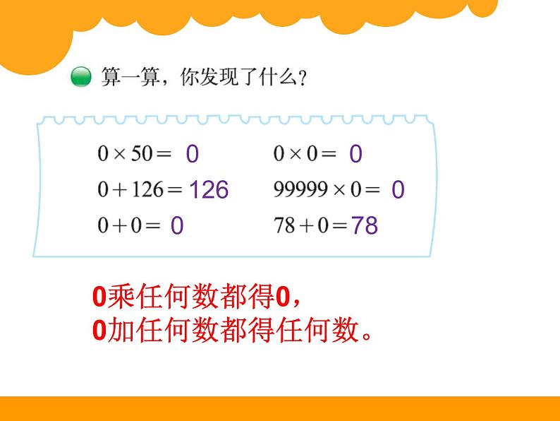 北师大版数学三年级上册 6.5 0×5＝？_课件05