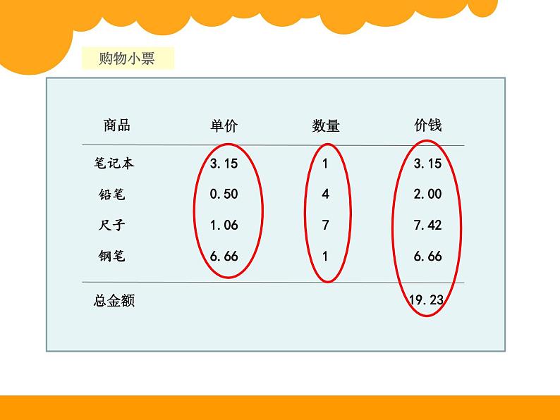 北师大版数学三年级上册 8.1 《文具店》ppt课件02