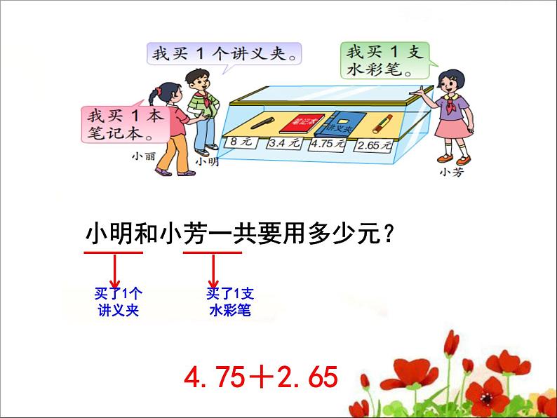 4.1小数加减法课件第8页