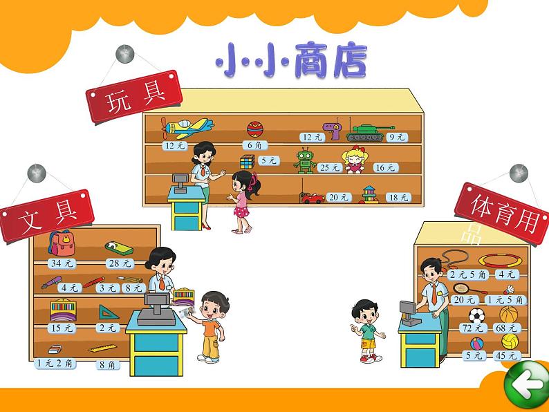 北师大版数学二年级上册 2.3 小小商店（课件）第2页