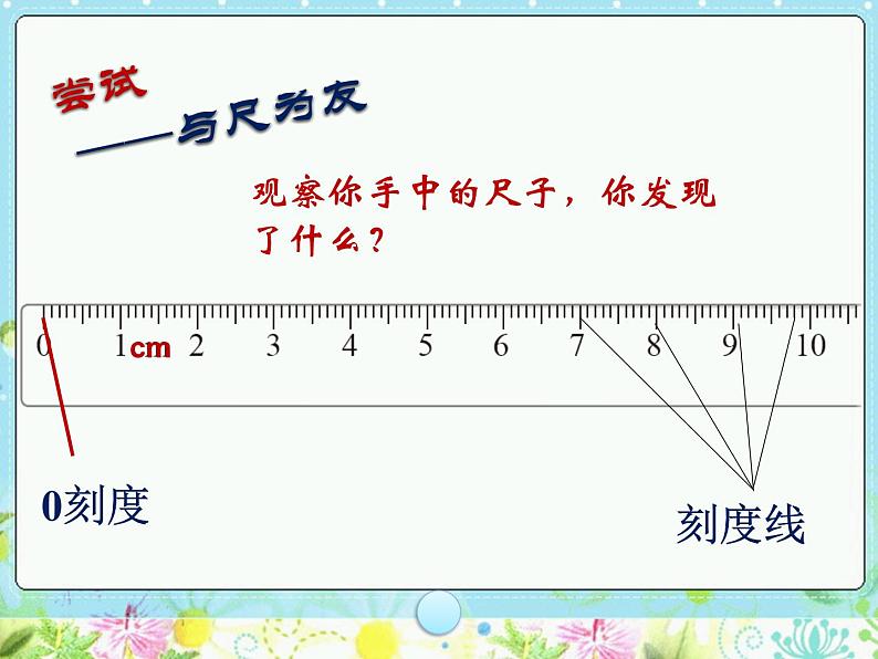 北师大版数学二年级上册 6.2 课桌有多长(2)（课件）第1页