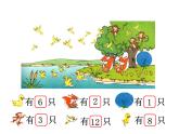北师大版数学二年级上册 7.6 快乐的动物的(1)（课件）
