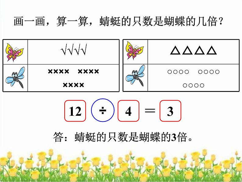 北师大版数学二年级上册 7.7 花园(1)（课件）第3页