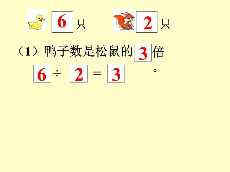 北师大版数学二年级上册 7.6 快乐的动物_（课件）06