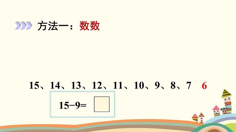 20以内的退位减法 第1课时 十几减9 课件第6页