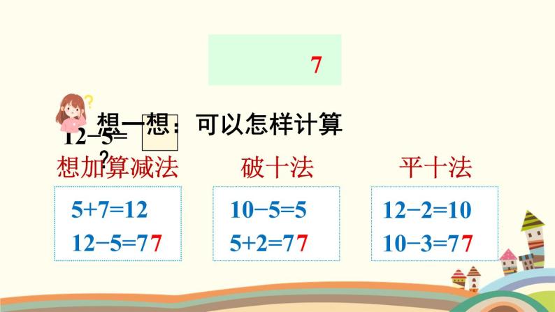 20以内的退位减法 第4课时 十几减5、4、3、2 课件04