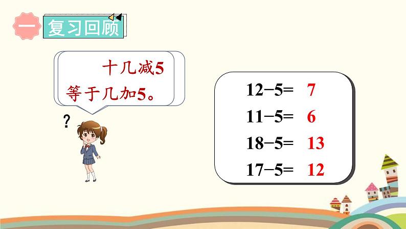 20以内的退位减法 练习课件4第2页