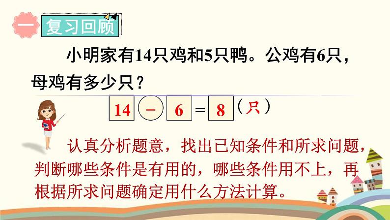 20以内的退位减法 练习课件5第2页