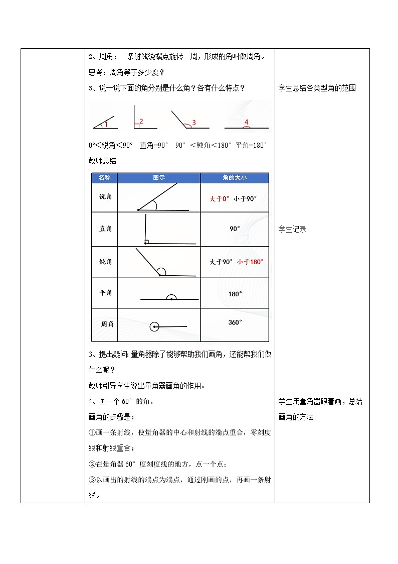 第三单元第三课时《角的分类和画角》课件+教案+练习02