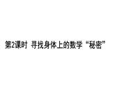 寻找身体上的数学“秘密”PPT课件免费下载