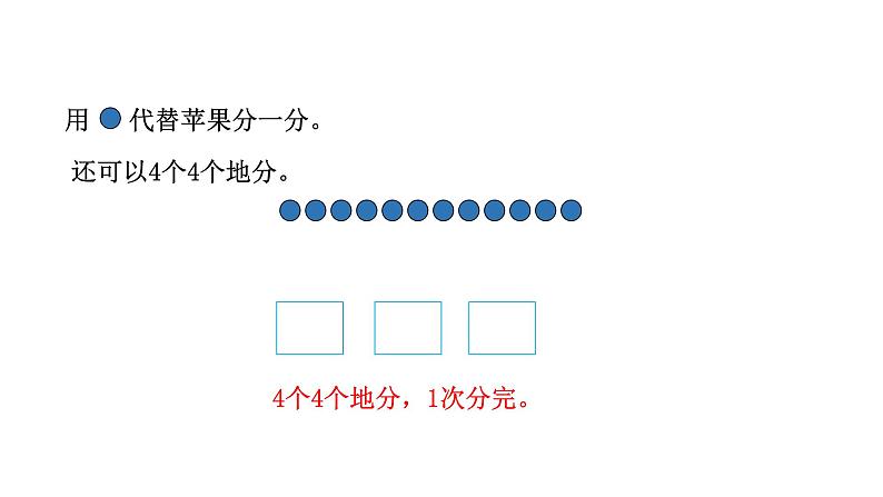 2021-2022学年度北师版二年级数学上册课件 第2课时  分苹果第6页