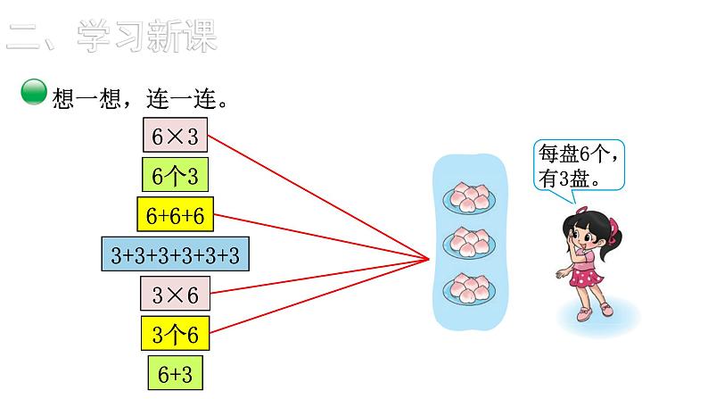 2021-2022学年度北师版二年级数学上册课件 第4课时  动物聚会第4页