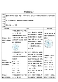 小学数学人教版二年级上册整理和复习学案
