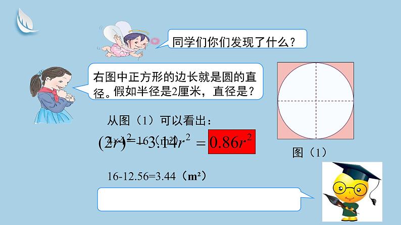 5.5人教版数学六年级上册第五单元第5课时《“内圆外方”和“外圆内方”》课件第6页