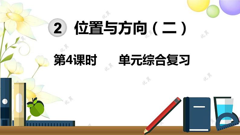 人教版六年级数学上册第2单元位置与方向（二）第4课时单元综合复习课件第1页