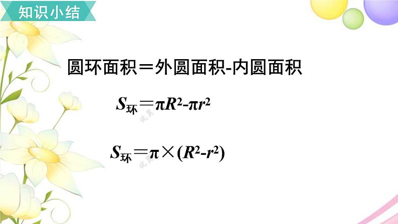 人教版六年级数学上册第5单元圆第5课时圆的面积（2）课件第6页