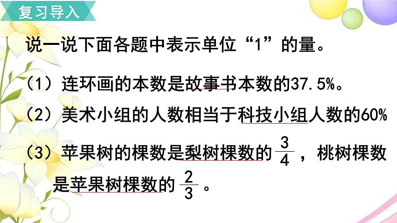 人教版六年级数学上册第6单元百分数（一）第6课时用百分数知识解决有关变化幅度的问题课件第2页