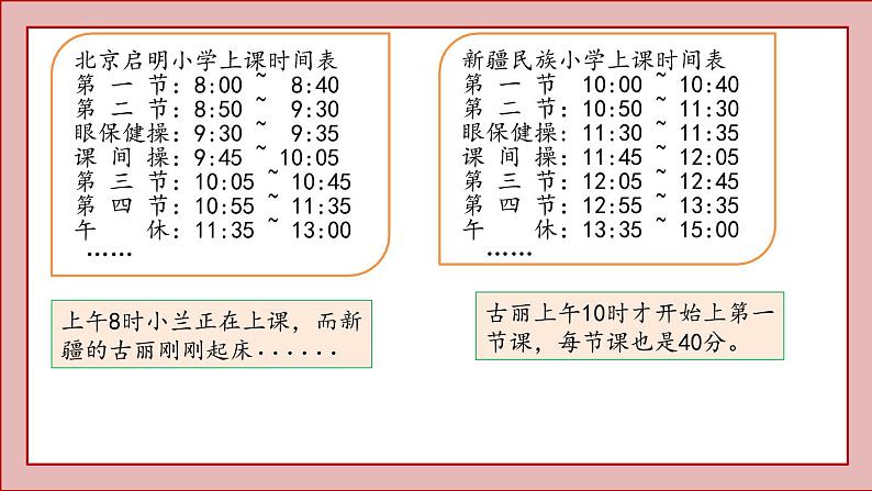 北师大版三年级数学上册时间表课件PPT03