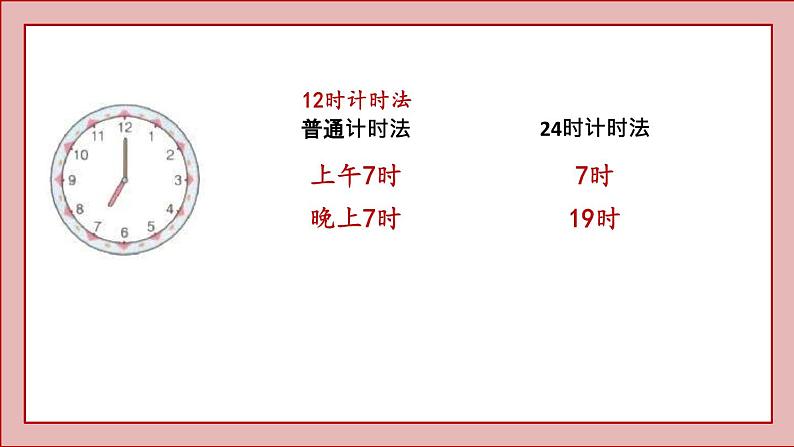 北师大版三年级数学上册一天的时间课件PPT05