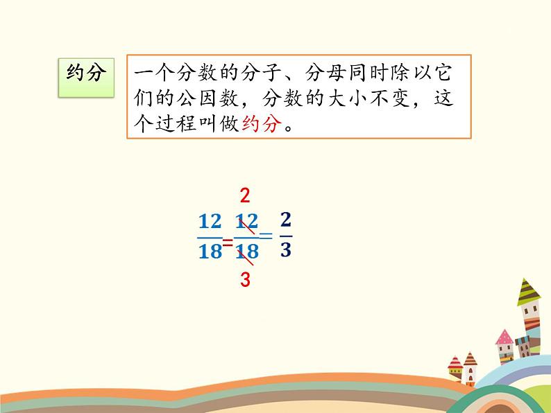 浙教版五年级下册数学课件 一 分数的意义和性质 复习课件08