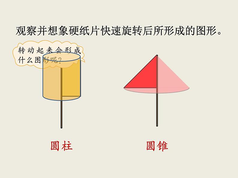 北师大版数学六下1.1 面的旋转（课件1）第6页