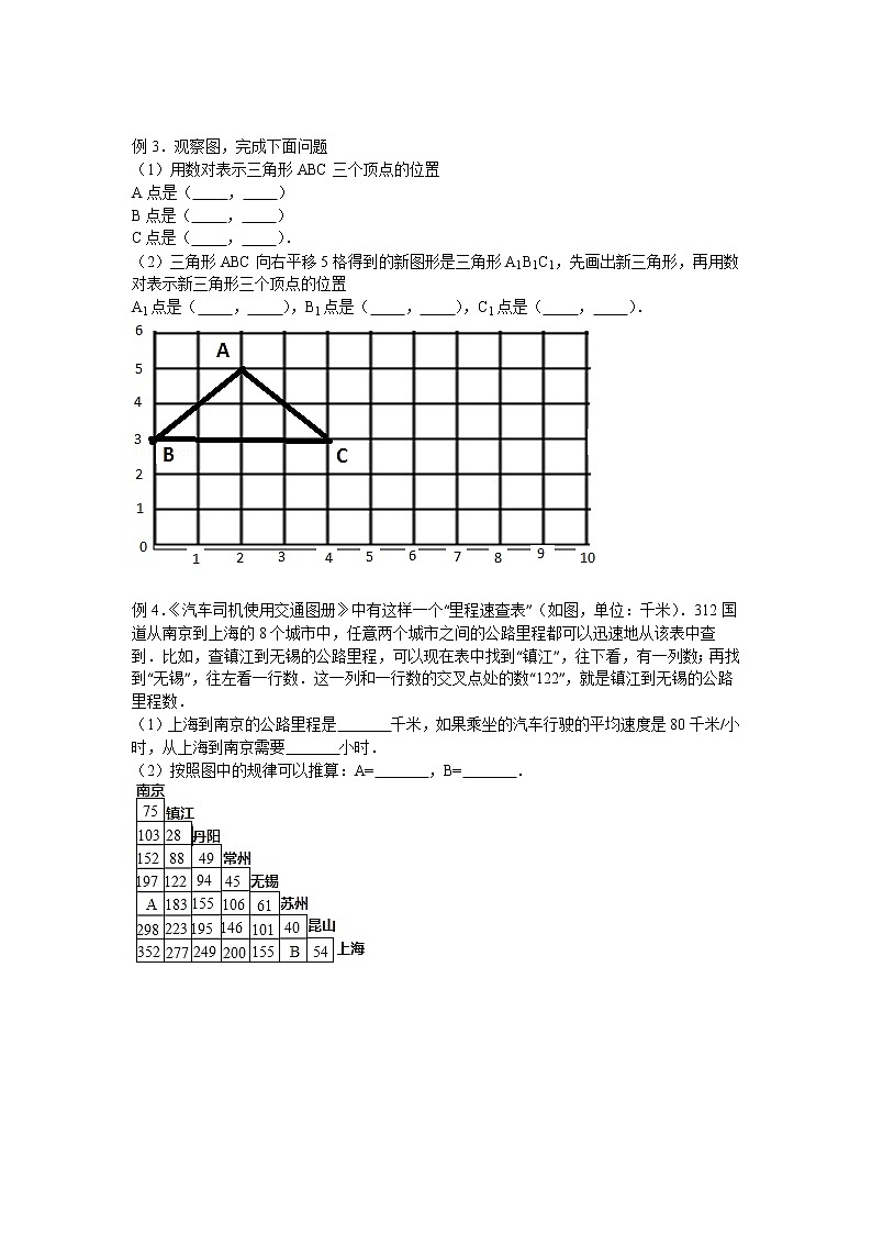 【专项练习】苏教版小学数学专项练习 数对与位置（知识梳理+典例探究+演练方阵+提升精练+跨越导练+无答案）第2页