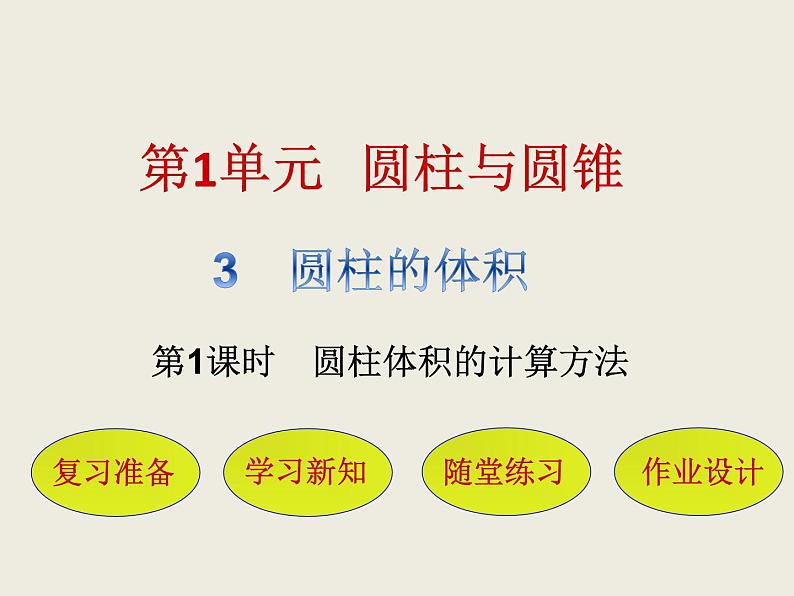 北师大版数学六下1.3 圆柱的体积PPT课件（送教案+练习）01