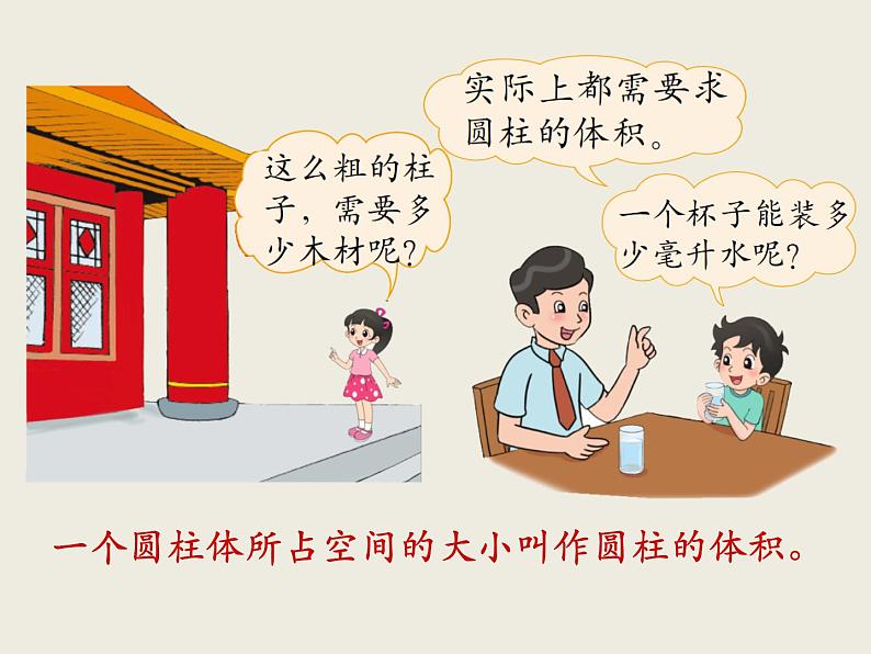 北师大版数学六下1.3 圆柱的体积PPT课件（送教案+练习）05