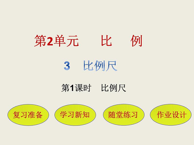 北师大版数学六下2.3 比例尺ppt课件（送教案+练习）01