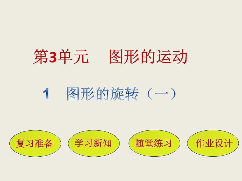 北师大版数学六下3.1 图形的旋转（一）ppt课件（送教案+练习）01