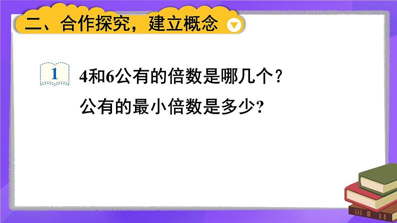 人教版五年级下册-第四单元- 分数的意义和性质 - 通分-第2课时 最小公倍数的应用【课件】 (2)第3页