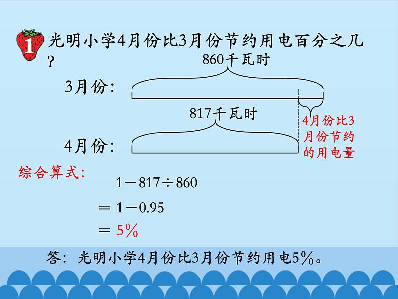 冀教版数学六年级上册 五 百分数的应用-一般应用问题-第一课时_课件第6页