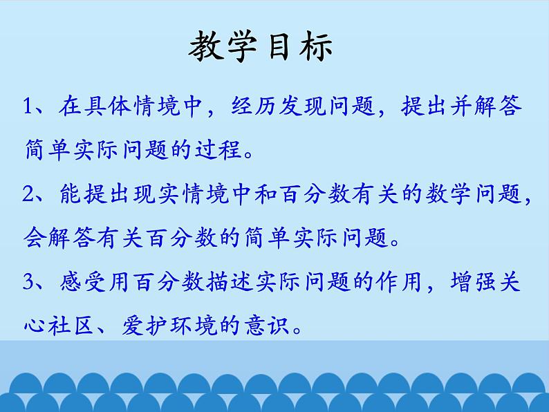 冀教版数学六年级上册 三 百分数-简单应用-第一课时_课件第2页