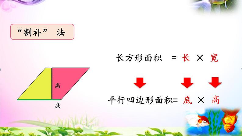 部编人教版五年级上册数学6.1平行四边形的面积课件+讲解视频+练习精讲【易懂通课堂】05