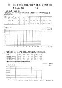 五年级数学下册第七单元 统计 培优练习题