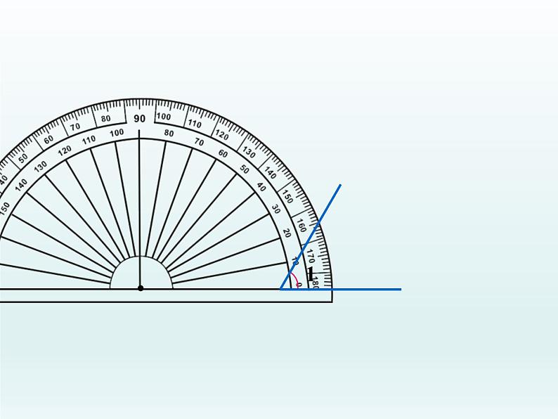北师大版 数学四年级上册 2.6 《角的度量（二）》（课件）第7页